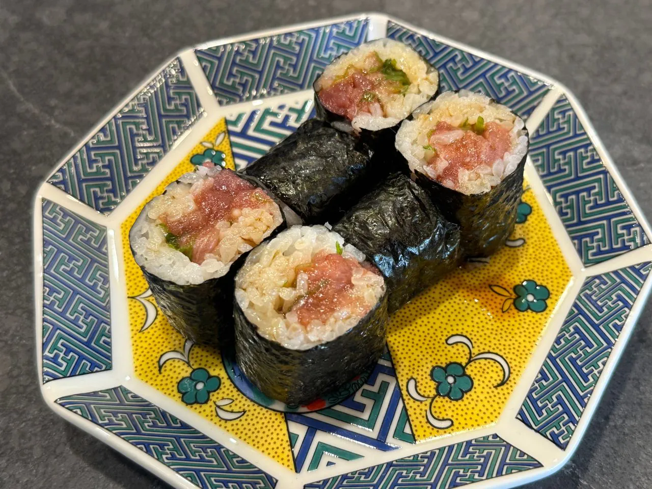 Tuna maki sushi with nori, rice and green onions at The Shoya, a Japanese Restaurant in Pleasant Hill